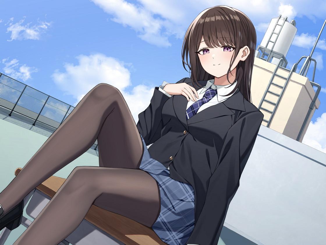 【是逢坂姐的JK甜甜恋爱剧情，sukisuki🥰】RJ01405240【逢坂成美】湿度高めな美術部クラスメイトの、純愛搾精青春再演