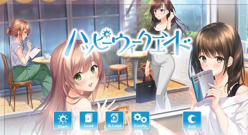 DM6月新作[日式ADV/纯爱] 快乐周末 ハッピーウィークエンド V1.0.1 AI汉化版 全CG存档+特典 [4.50G]