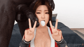 【1K/无修】新作-BlackBirdNSFW 2506-艾玛+不知火舞+扳机 性感御姐黑色巨根口爆颜射后入中出-第15张图片-萌站