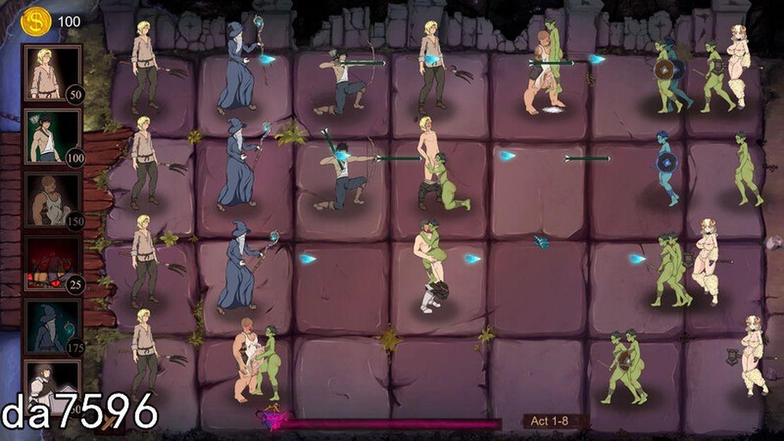 【PC/生肉/动态】魔女突袭:镇守 [H版植物大战僵尸] Monster girl assault！v0.3.2-第1张图片-萌站