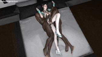 41[3D动态VAM] Dongmanlove：394-萧熏儿 清纯白丝少女黑色巨根爆肏中出 [3.9G]-第2张图片-萌站