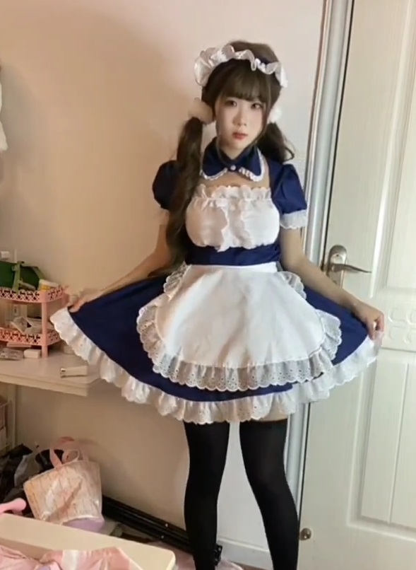 女仆装道具紫薇做爱内射 🔖#小颖欧尼 🏷️#少萝 #白虎 #lolita