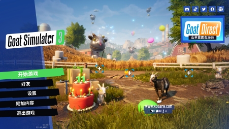 【整活儿/3D/中文/带DLC】模拟山羊3Goat Simulator 3 v1.1.4.3+DLC 官方中文【12G更新】【序号1858】