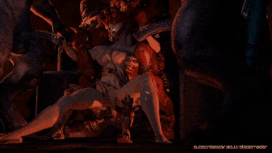 39[3D无修CV] SladerNader 新作：Queen Of Hell 6 萨姆斯 性感御姐陷入异种轮奸地狱 [750M]-第7张图片-萌站