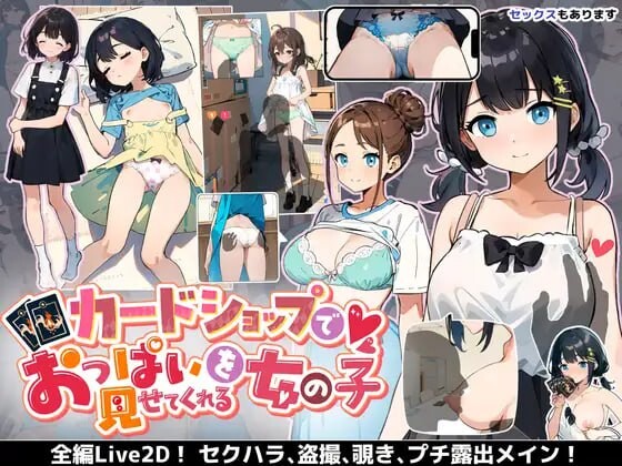 [SLG机翻PC动态]在纸牌店给我看胸部的女孩カードショップでおっぱいを見せてくれる女の子v1.04[2.37G]D-第2张图片-萌站