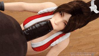 [3D动画/CV] BlackBirdNSFW 6月新作：艾玛+不知火舞+扳机 性感御姐黑色巨根口爆颜射后入中出 -第3张图片-萌站