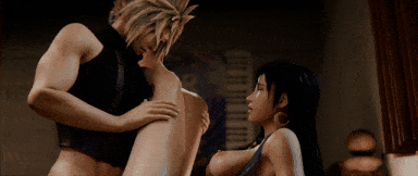 32[3D无修CV] Aries' Possession 新作：Tifa & Cloud Alone at Last 蒂法 性感女神爆肏中出 [921M]-第8张图片-萌站