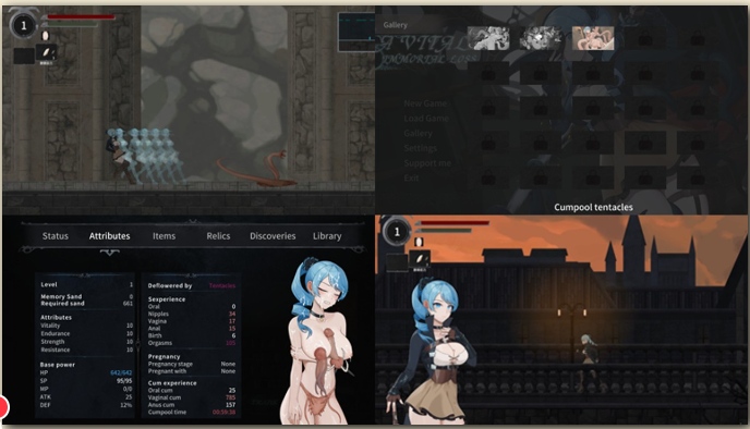 【B-flat新作横版战斗异种奸无修动态官中】La Vitalis  永恆的欠損 Beta 0.15 [3.23G] -第3张图片-萌站