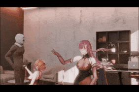 新作-[舞啪]咖啡馆休业时偷偷到牢指办公室跳舞的朵朵和春田-第2张图片-萌站
