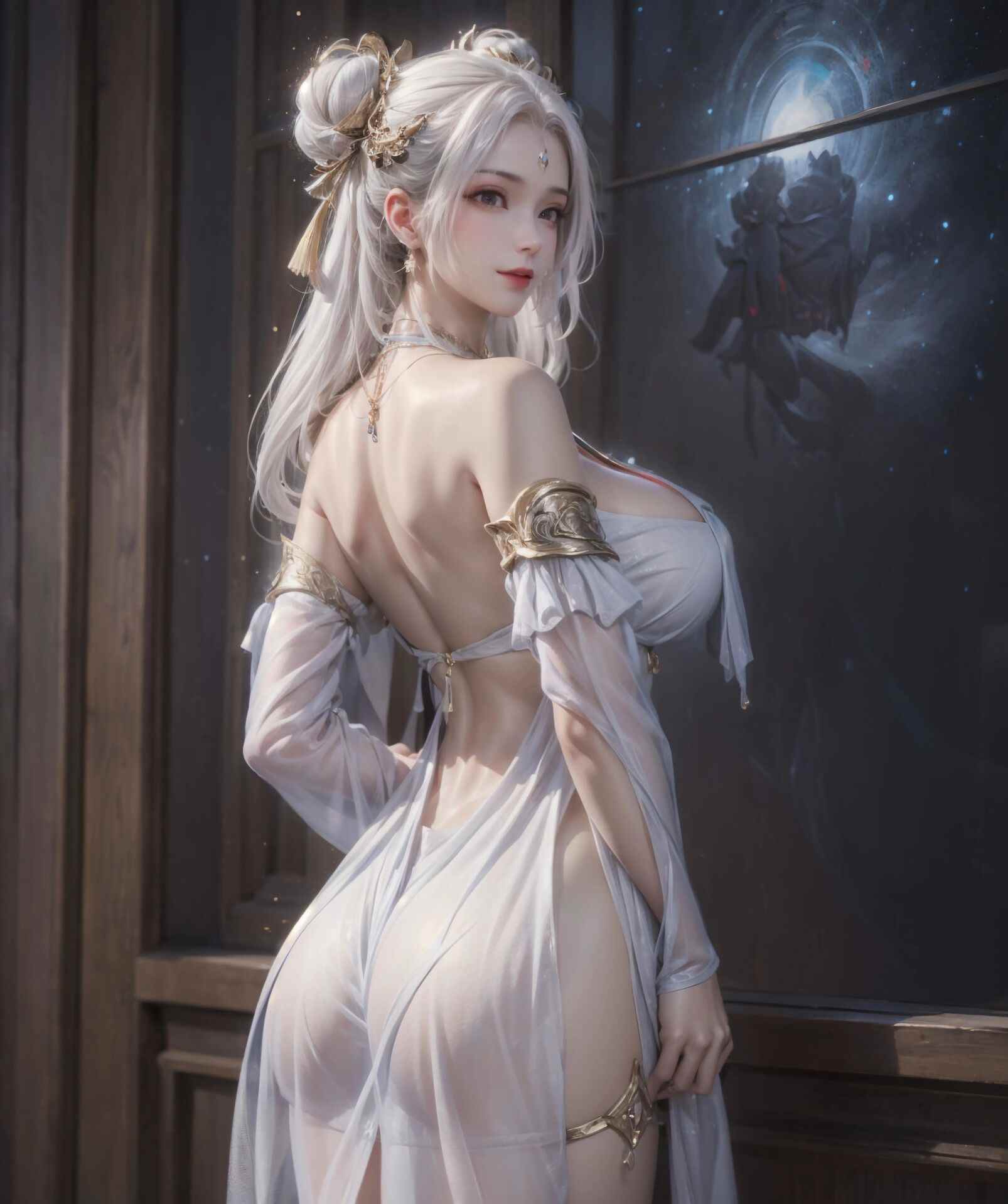 【AI图包】Chang'e【嫦娥-王者荣耀】 【AI Generated】【度盘/153M】-第2张图片-萌站