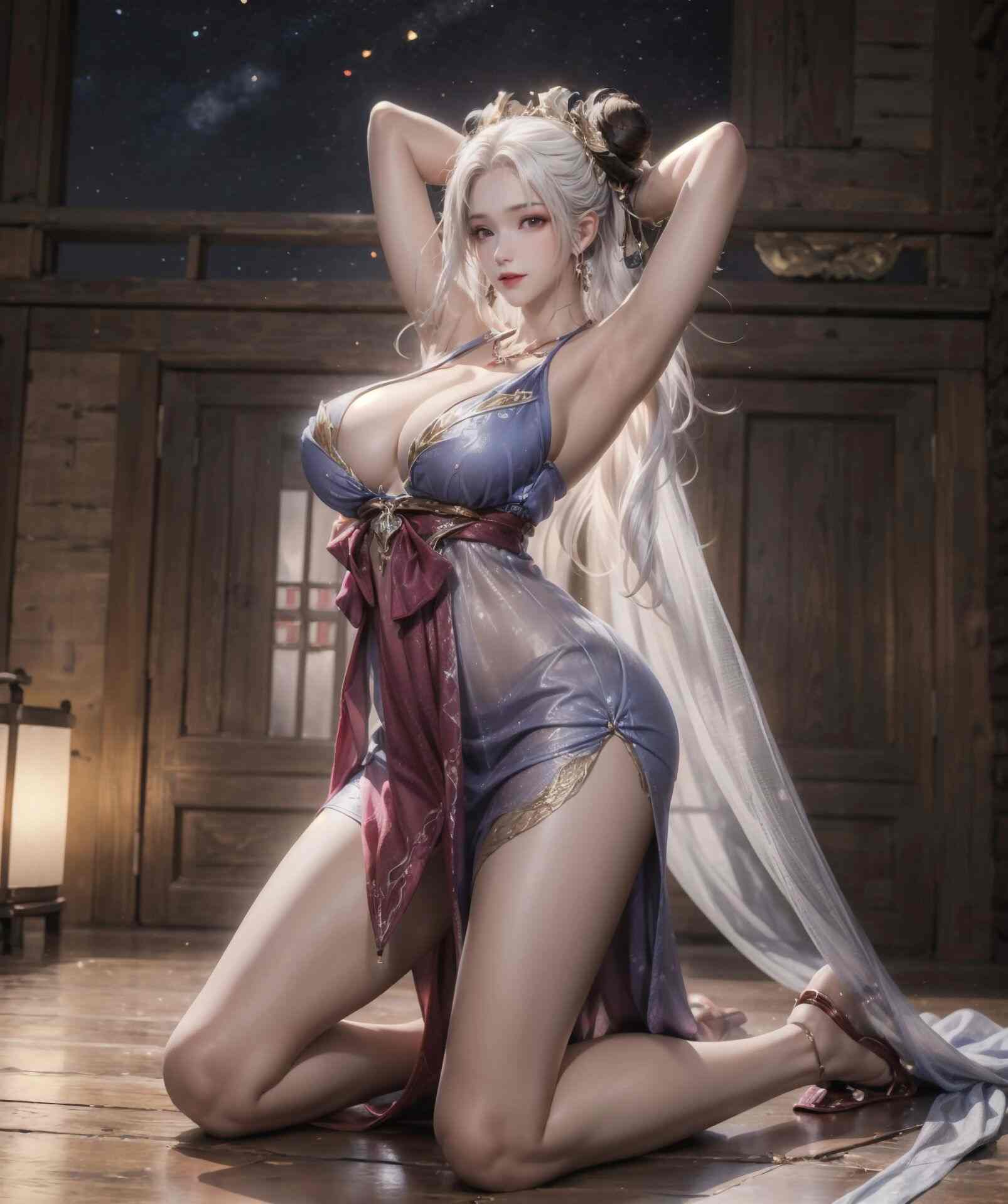 【AI图包】Chang'e【嫦娥-王者荣耀】 【AI Generated】【度盘/153M】-第3张图片-萌站