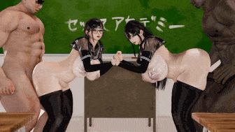3[绝赞3DNTRCV] YeYeBirdie 新作：Sex Academy 1+2 媚黑爆乳人妻在性爱学院担任性知识实操教师 [2.6G]-第4张图片-萌站