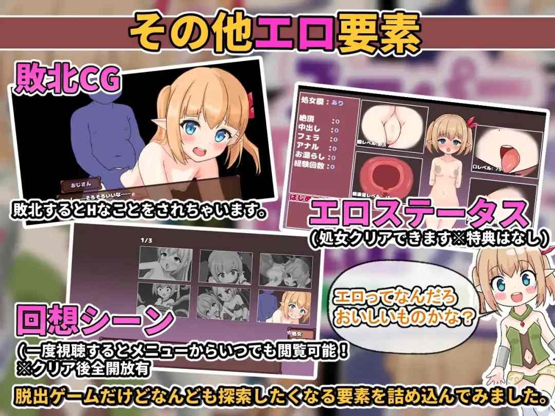 RPG/AI汉化 スーパーエロ★デス★脱出ゲーム～純粋エルフ編～-第4张图片-萌站