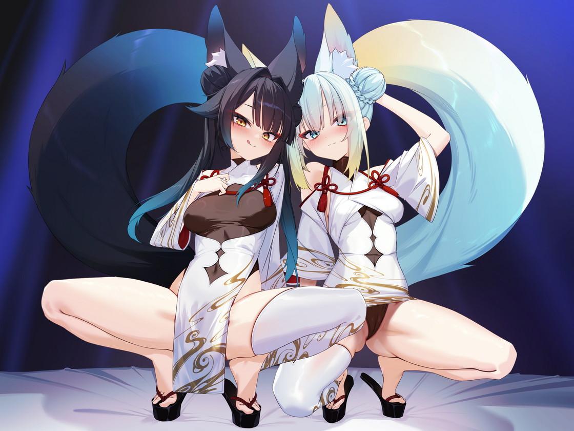 【没人供奉的雌小鬼神，草饲😡】RJ01385196【兎月りりむ。】ぐ～たら駄女神おまんこ更生プログラム!!→主従逆転イキ狂い双子神に❤️ #オホ鳴き検定1級♡ #初物保証♡ #エブリデイ発情期♡