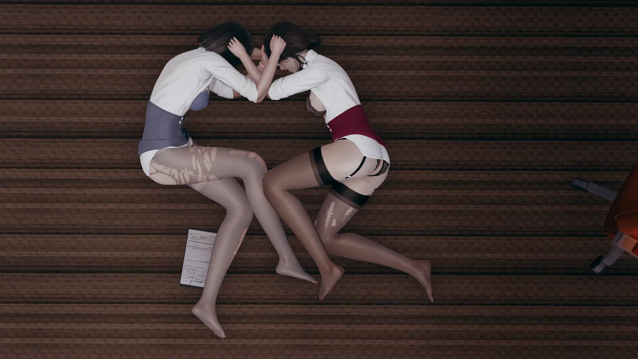 【3D/百合】OL fight 制服美女战斗 01-05-第2张图片-萌站