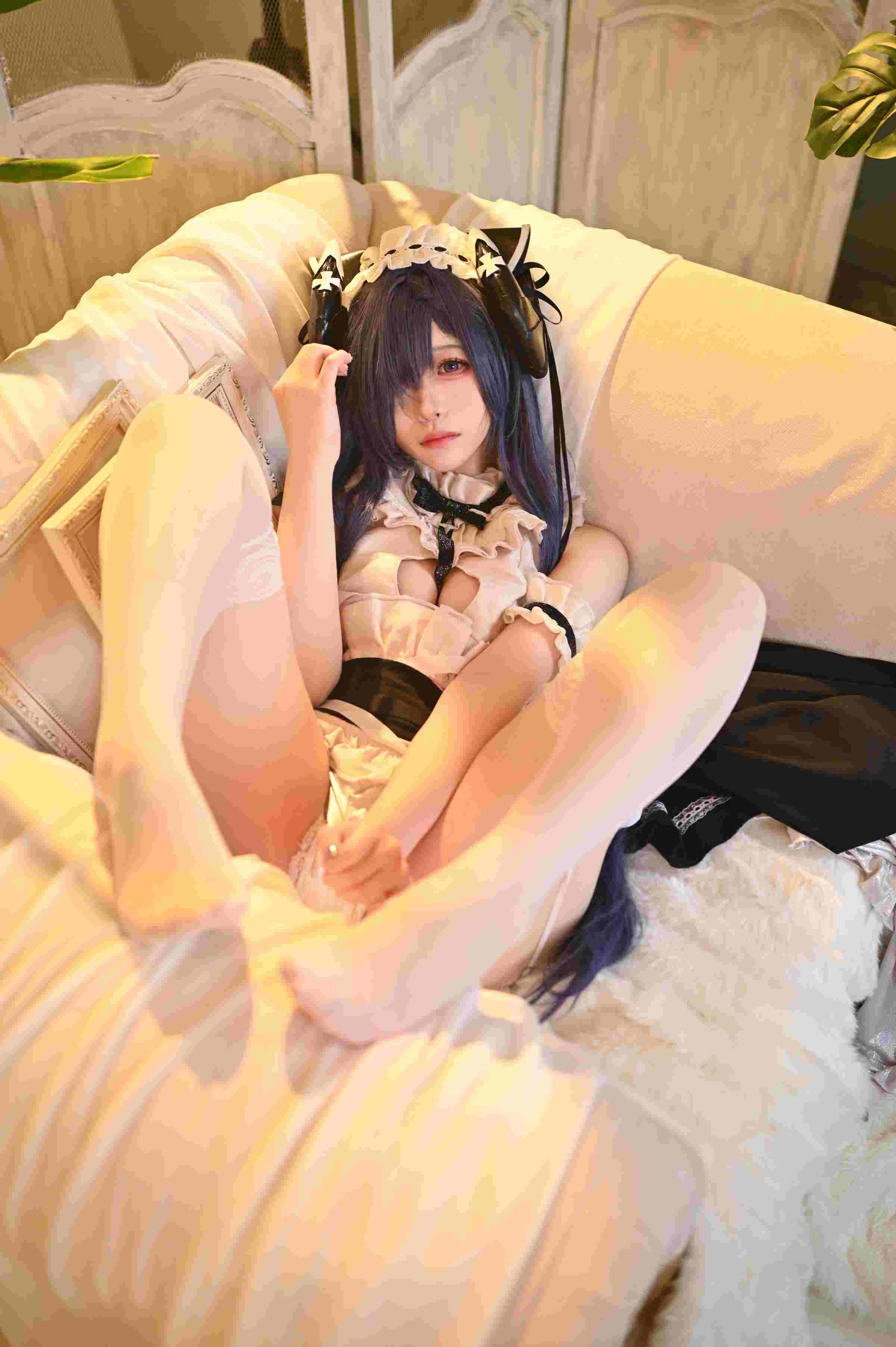 浅仓yokoo - 碧蓝航线 奥古斯特女仆cos 白丝 30P-第4张图片-萌站