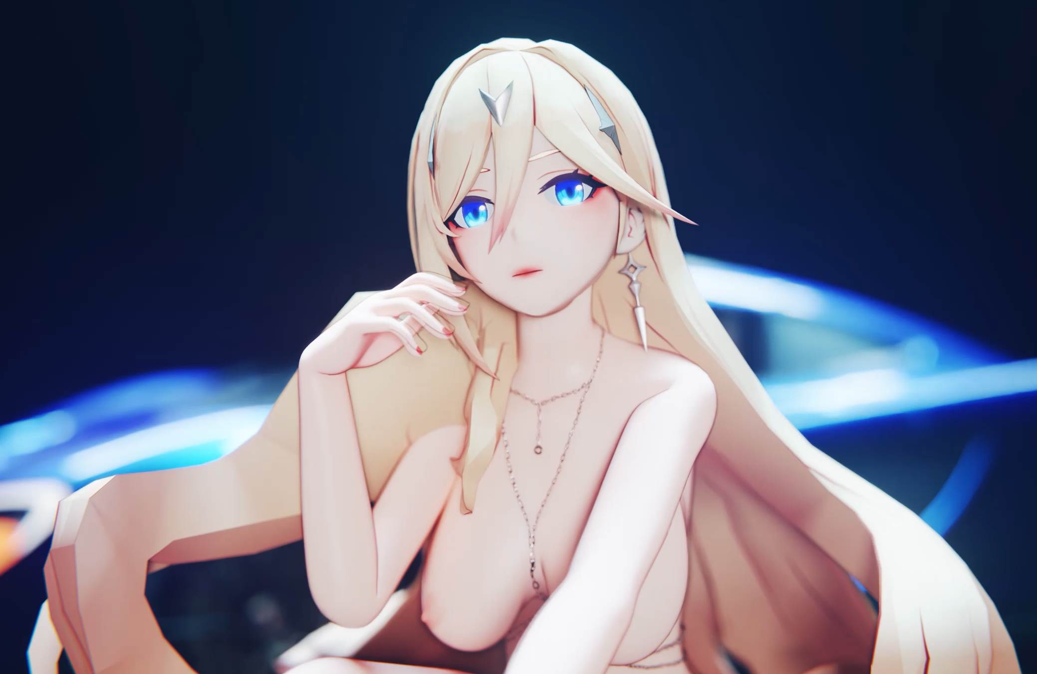 3D动画 MMD 幽兰黛尔 裸舞 Good night kiss-第3张图片-萌站