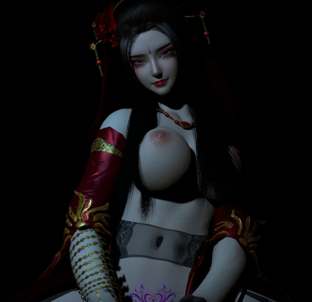 VAM 女祭司 渔网袜 骑舞 美梦2K-第3张图片-萌站