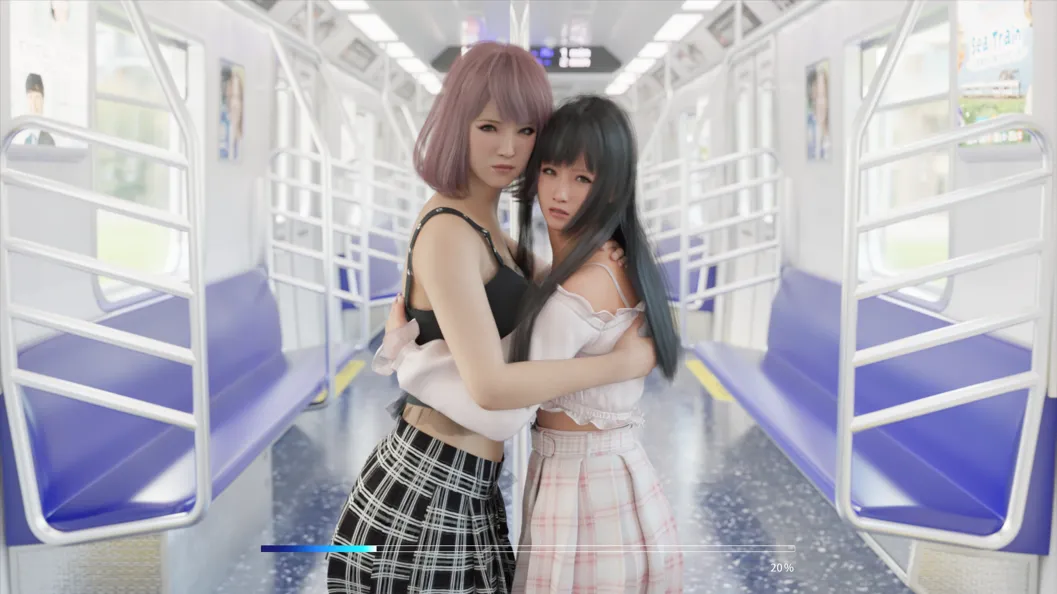 【互动SLG/官中/全动态】电车之狼 无法逃避 痴汉强奸 痴漢レイプ Ver1.05 官方中文版【2.33G】