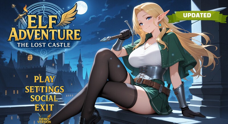 [先行体验]【地牢肉鸽SLG/动态/生肉】精灵冒险：失落城堡（Elf Adventure: The Lost Castle）Demo 原版EN【900MB/百度直连】