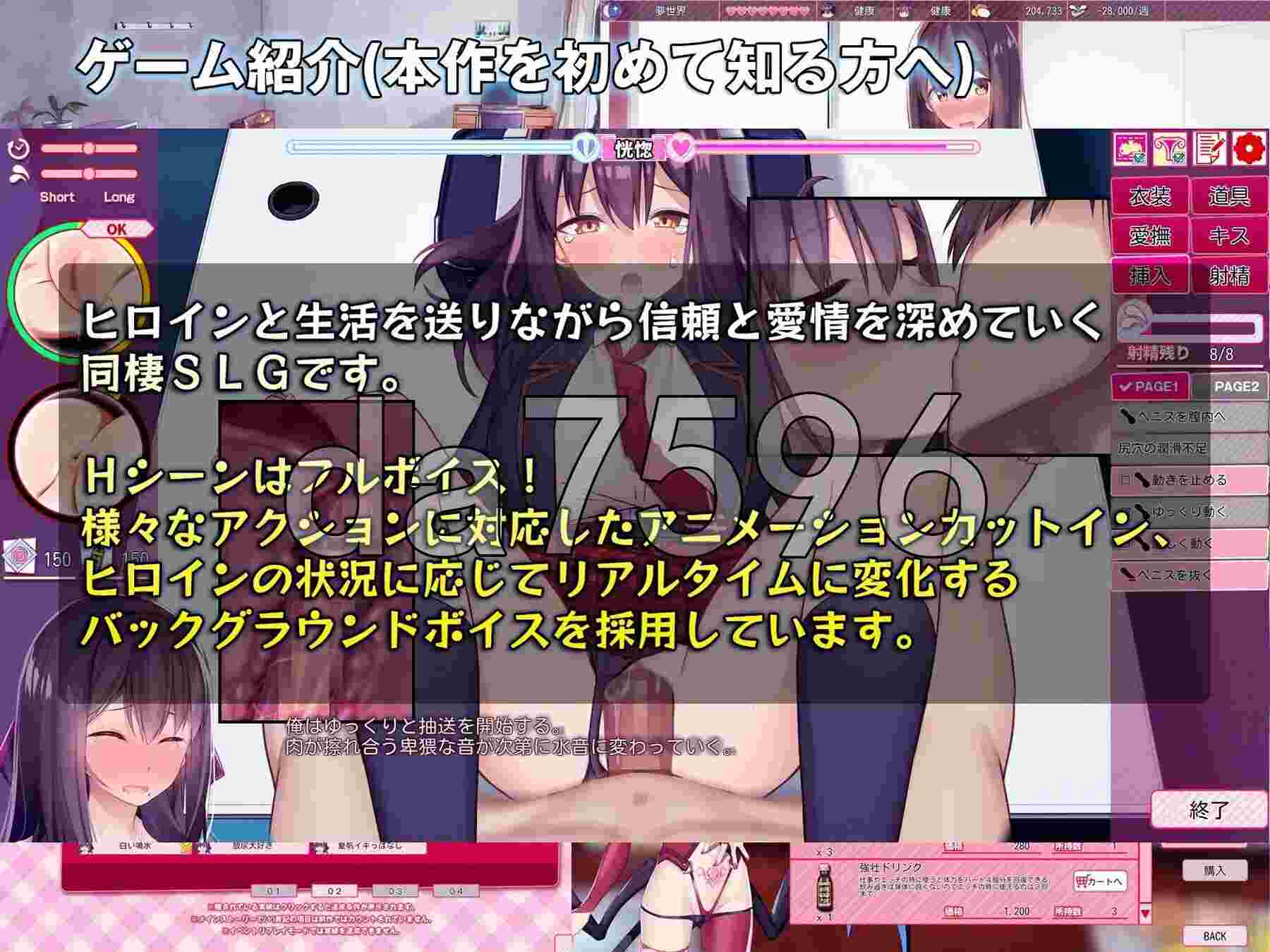 【SLG/PC/汉化/存档/本体+DLC/2.24G】シロウト家出娘と俺 Sweet Days