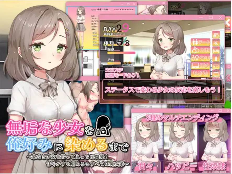 【互动/SLG/AI汉化】将纯真少女调教成我喜欢的模样~無垢な少女を俺好みに染めるまで~家なき少女を拾ってえっちに開発!AI汉化版+存档 【1.2G新作】【序号2145】-第2张图片-萌站 【互动/SLG/AI汉化】将纯真少女调教成我喜欢的模样~無垢な少女を俺好みに染めるまで~家なき少女を拾ってえっちに開発!AI汉化版+存档 【1.2G新作】【序号2145】-第2张图片-萌站