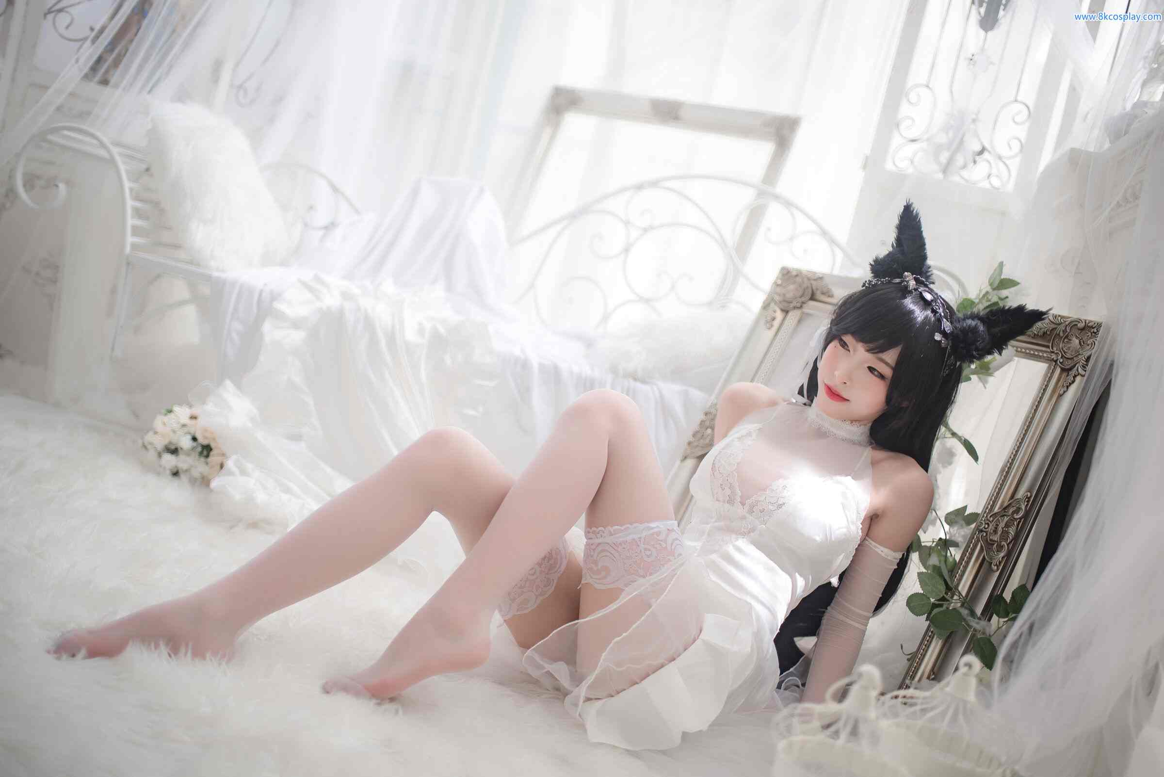 清水由乃 - 爱宕婚纱 白丝 49P-第2张图片-萌站