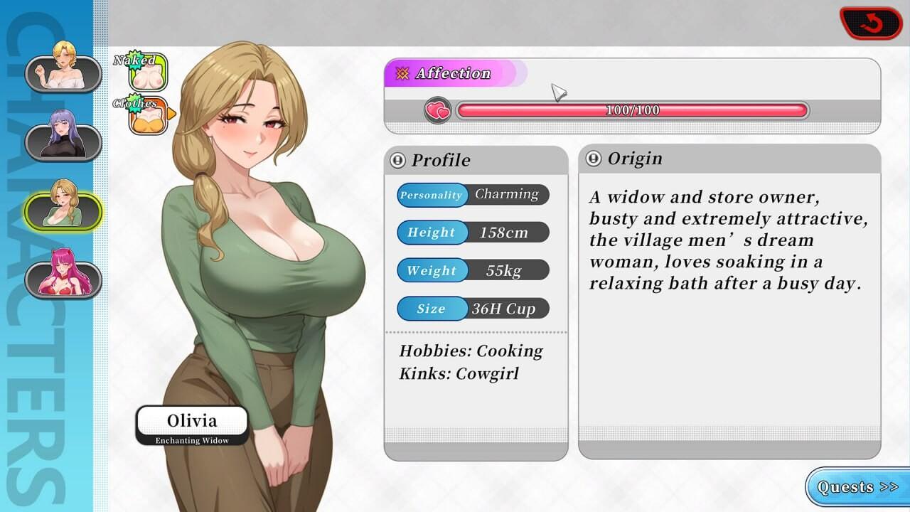 [更新]【沙盒SLG/家园后宫/全动态/官中】幸福岛幻想（Happy Island Fantasy）V1.0.2 STEAM官中-第4张图片-萌站