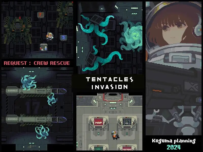 [ACT/官中/PC/像素动态] 触手入侵 TENTACLES INVASION [ 238M]-第3张图片-萌站