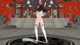 灵梦（和洪美玲）时雄风卡（MMD）-第3张图片-萌站