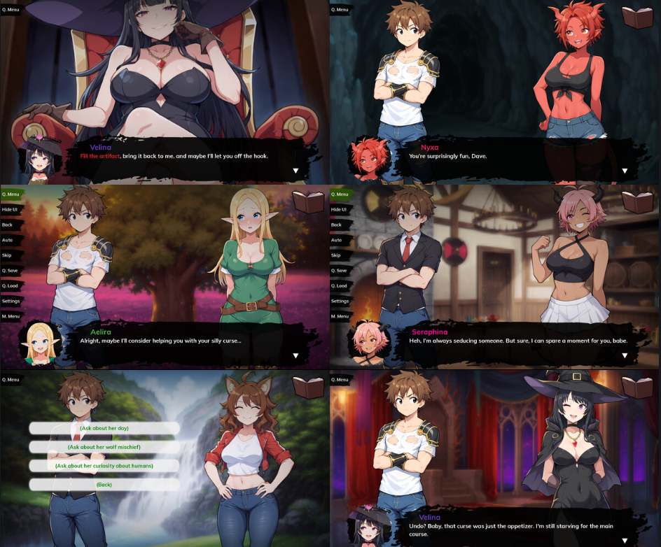 【PC/新作/SLG/无码/魔物娘】魔女的淫咒【共458M】【官方中文】【原名：Witch’s Lewd Curse】【2025年07月11日 发售】