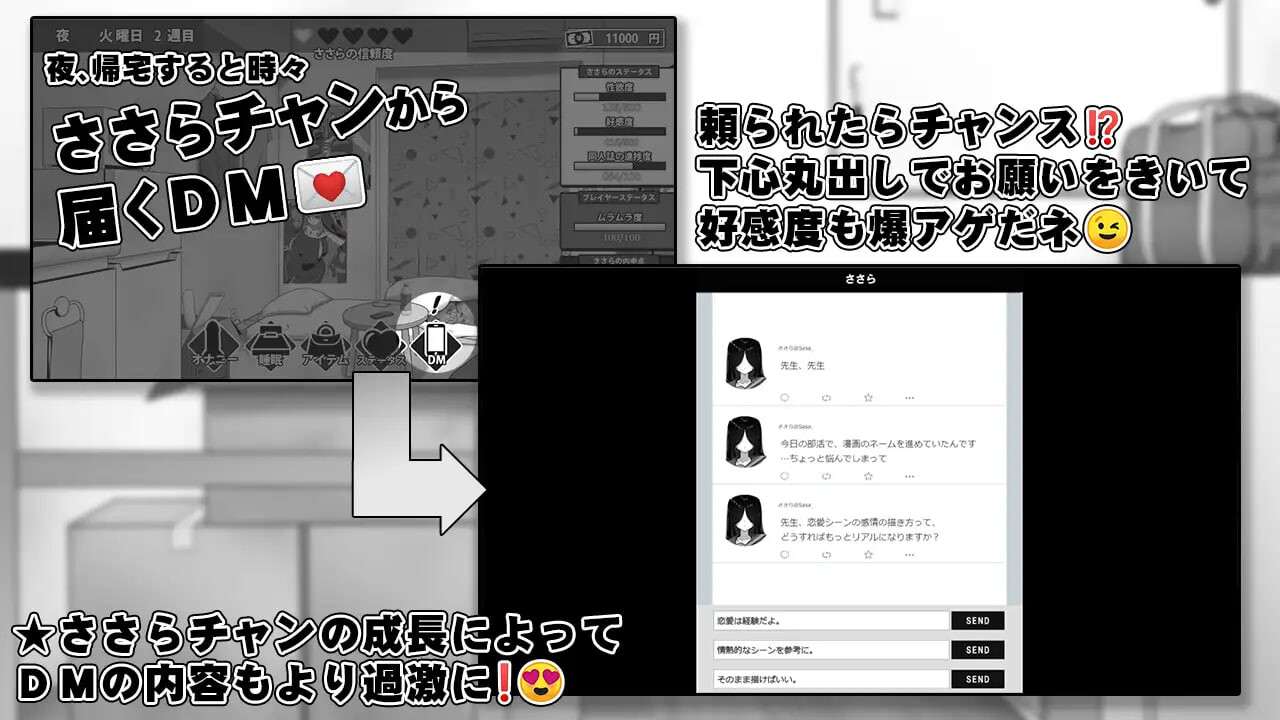 [触摸SLG汉化PC更新]漫研顾问想支持佐伯沙罗 漫研顧問は佐伯ささらを支えたい v1.02[1.04G]D-第5张图片-萌站