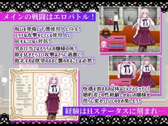 [RPG汉化PC]贵族的骄傲傲慢大小姐与淫魔诅咒 ノーブルオブプライド 傲慢なお嬢様と淫魔の呪い v1.02[1.92G]D-第8张图片-萌站