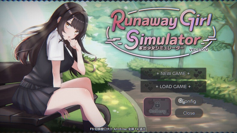 [更新]【爆款SLG/3D作品/全动态/官中】逃亡少女模拟器（Runaway Girl Simulator）V1.1.8 DL官中