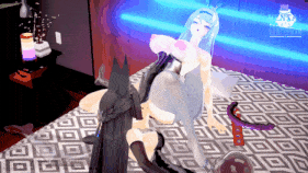 新作-[Sex]星見雅&儀玄_師弟丼の黑白丝袜bunny girl-第5张图片-萌站