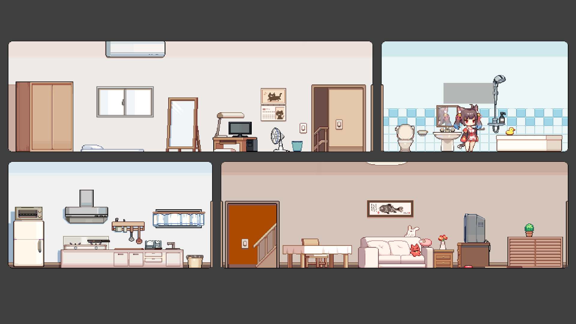 【Steam/动态/官中/兽耳/CV/像素艺术】I got a millenary cat 捡到了千年猫