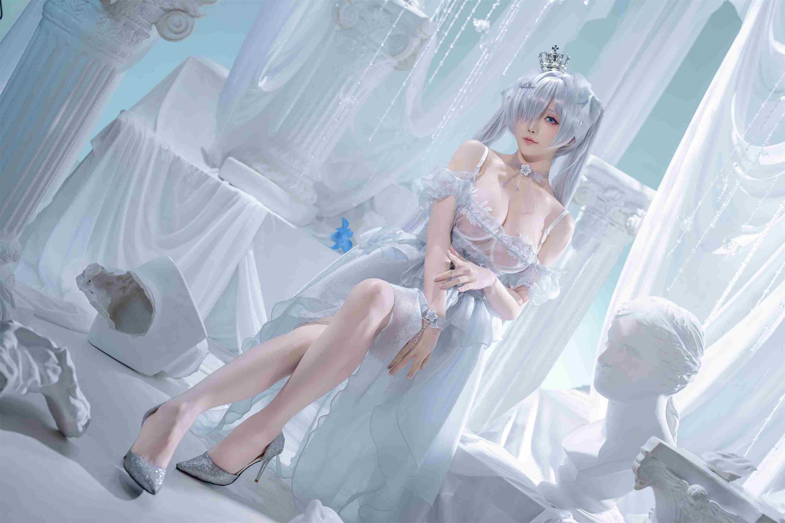Hoshilily (星之迟迟) - 灰姑娘 - 妮姬 4K [37P]