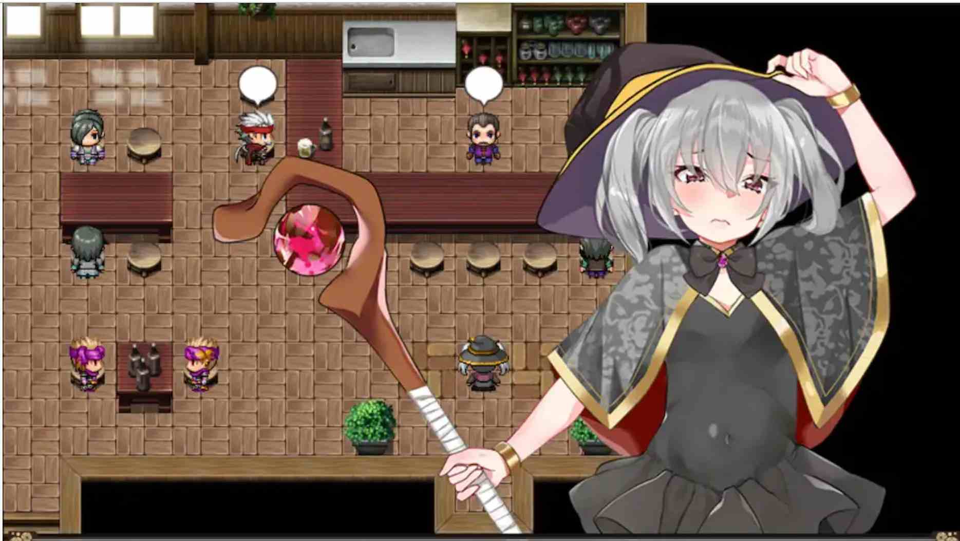 [日式RPG汉化PC] 催银魔女～傲慢女巫的孤独之旅 催银の魔女〜生意気ウィッチのひとり旅 [1G]-第7张图片-萌站