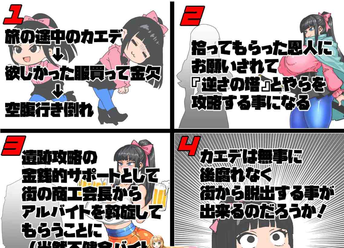 22[RPG] DL7月新作[RPG汉化]剑士枫：性骚扰兼职与逆塔冒险 V1.0 AI汉化[1.1G]-第5张图片-萌站