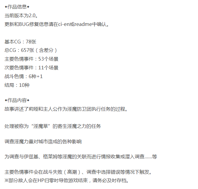  [日式RPG/NTR/PC] 魅魔防卫团莉亚 V2.0  AI汉化 [1+900M][百度盘] -第4张图片-萌站