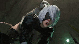 【3D动画/Bonkge】 7月新作：2B+艾玛 性感御姐超巨根暴力猛冲内射溢出大量精液 [205M]