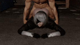 【1K/无修/无水印】新作-Mekesp 2507-2B+伊芙 性感女神无人暗巷内被恶臭流浪汉侵犯中出-第8张图片-萌站