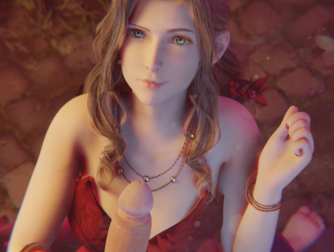 3D动画 爱丽丝 白丝 Aerith 口交 骑乘 后入 3V