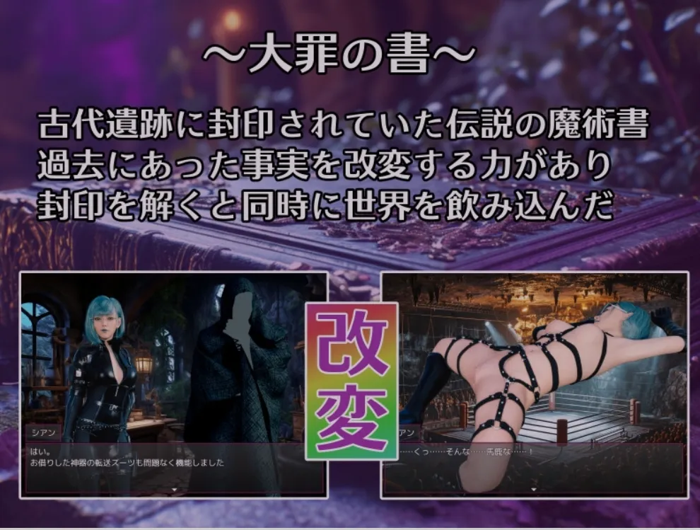 【RPG/AI汉化/3D】大罪之书～被NTR后通过改变现实遗忘挚爱的女人们～/大罪の書 ～寝取られ現実改変で最愛の人を忘れる女たち～ Ver1.04 AI汉化版【1.4G/cv】-第6张图片-萌站