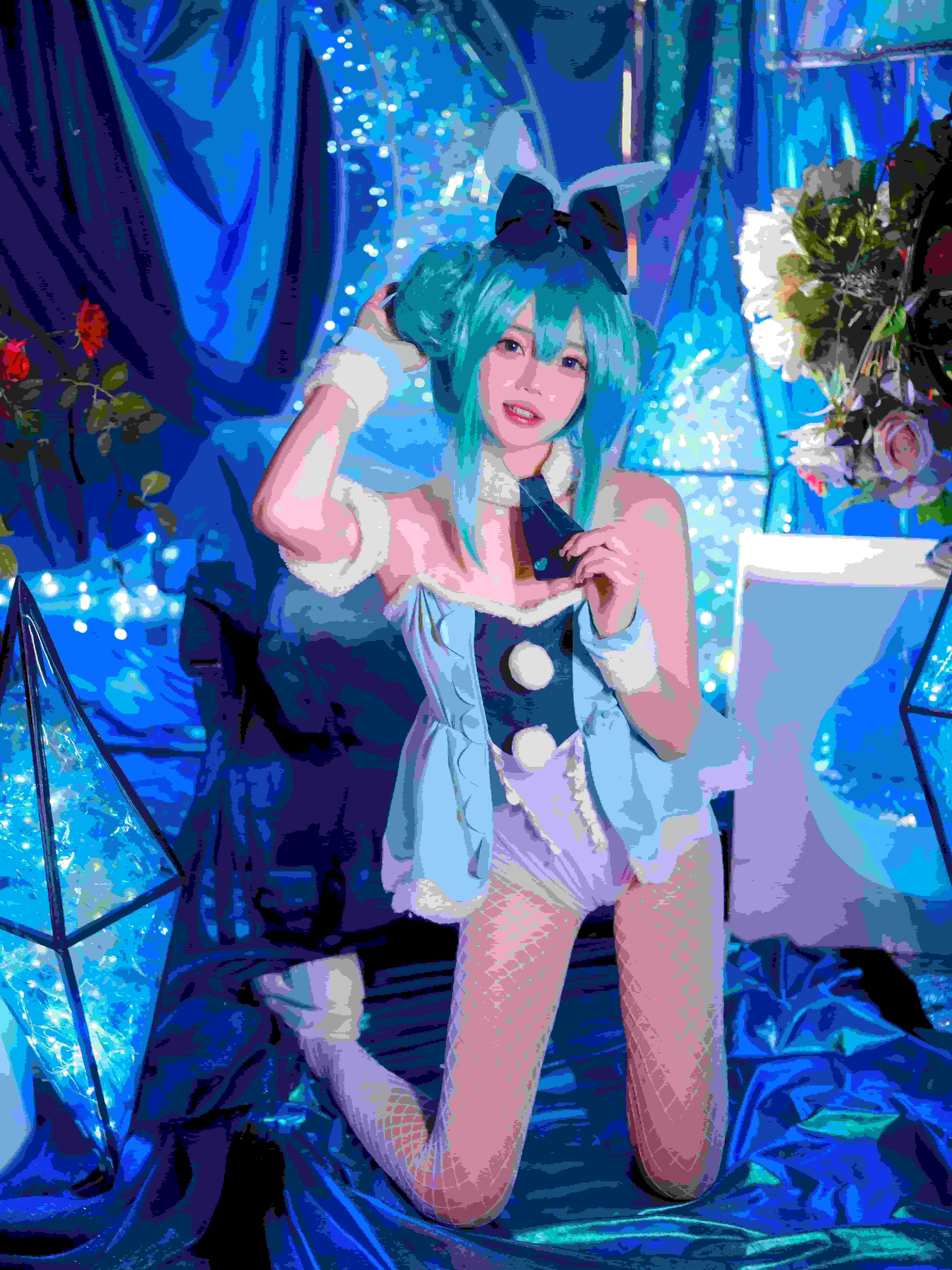 兔娘 - MIKU初音未来兔女郎 [13P-84MB]-第3张图片-萌站