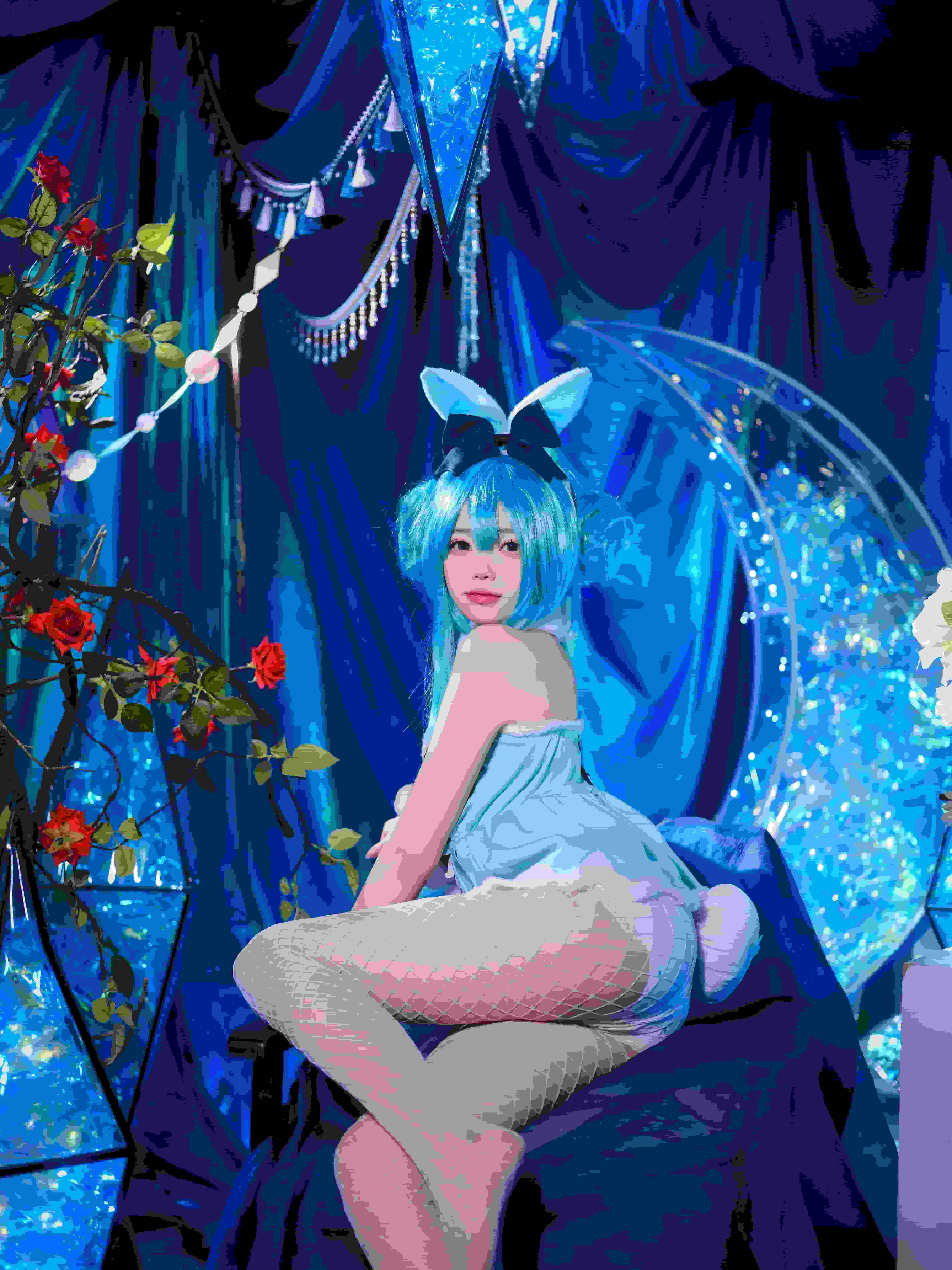 兔娘 - MIKU初音未来兔女郎 [13P-84MB]-第5张图片-萌站
