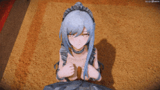 【3D动画/Ugepa】崩铁-鏡流的女仆服务[234M]