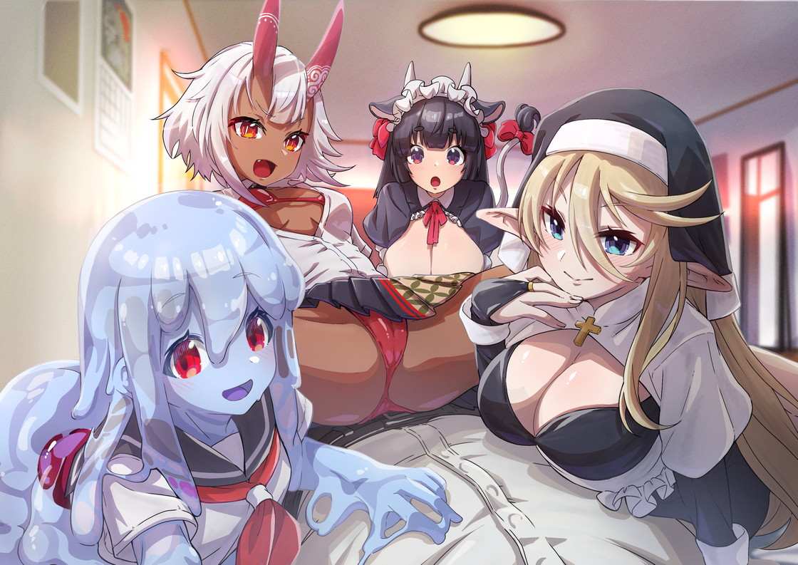 【异世界JK上门性爱服务🥰】RJ361175【御子柴泉】【芦屋もこ】【分倍河原シホ】【餅梨あむ】異世界現役JK出張サービス【触手耳責め/精飲/おほ声/罵倒手コキ】