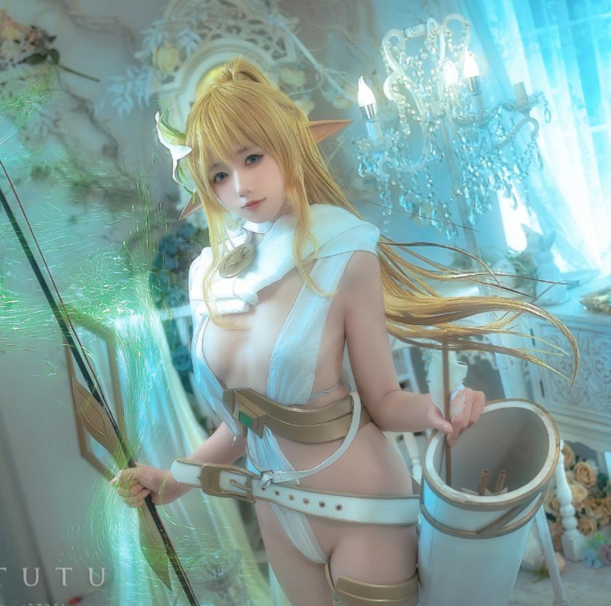 060 - 六月 精灵 弓箭手广寒宫[44P1V-1.13G]-第3张图片-萌站