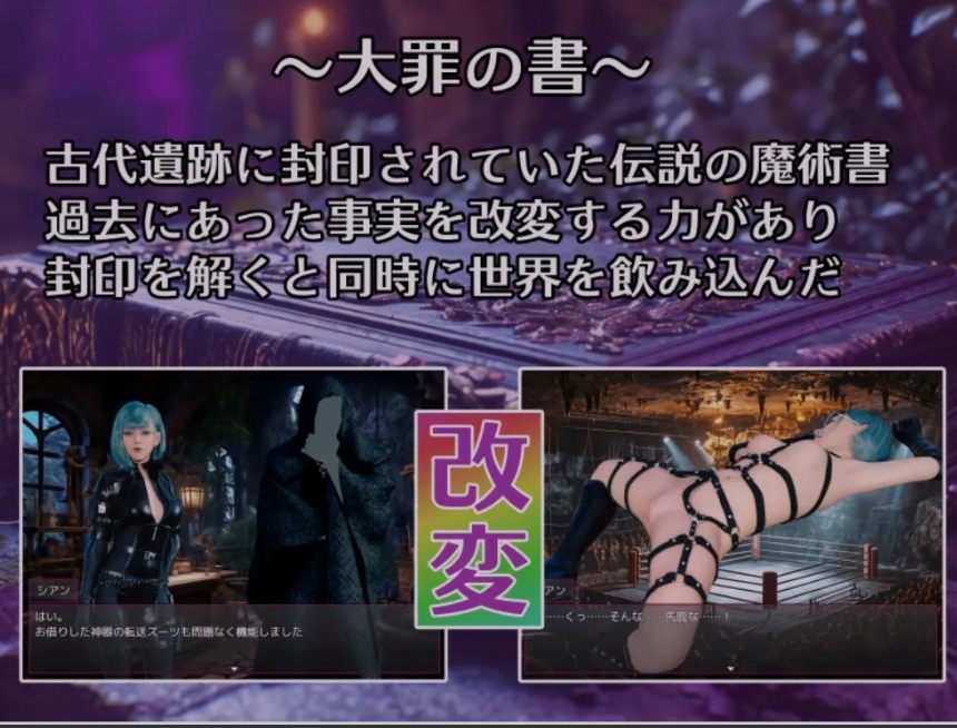 【RPG/AI汉化/3D/萌站内植】 大罪之书～被NTR后通过改变现实遗忘挚爱的女人们～大罪の書 ～寝取られ現実改変で最愛の人を忘れる女たち～ Ver1.04 AI汉化版 [1.4Gcv]【序号2641】-第2张图片-萌站
